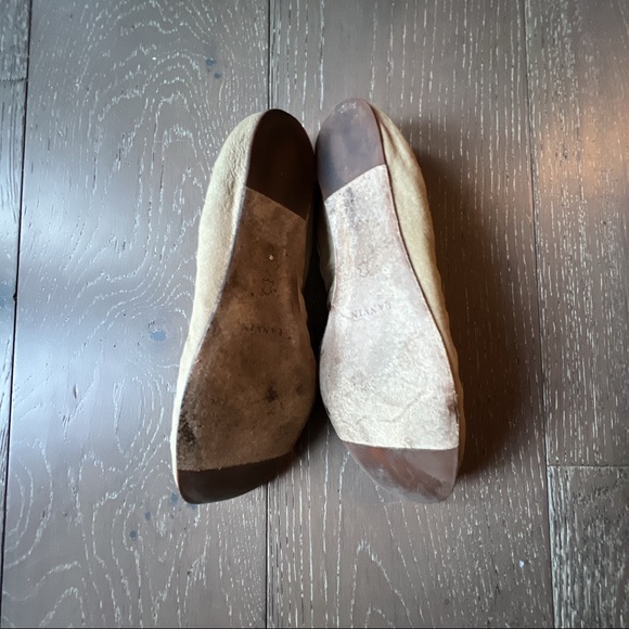 Lanvin ballet flats with bow detail w/box - Picture 3 of 4